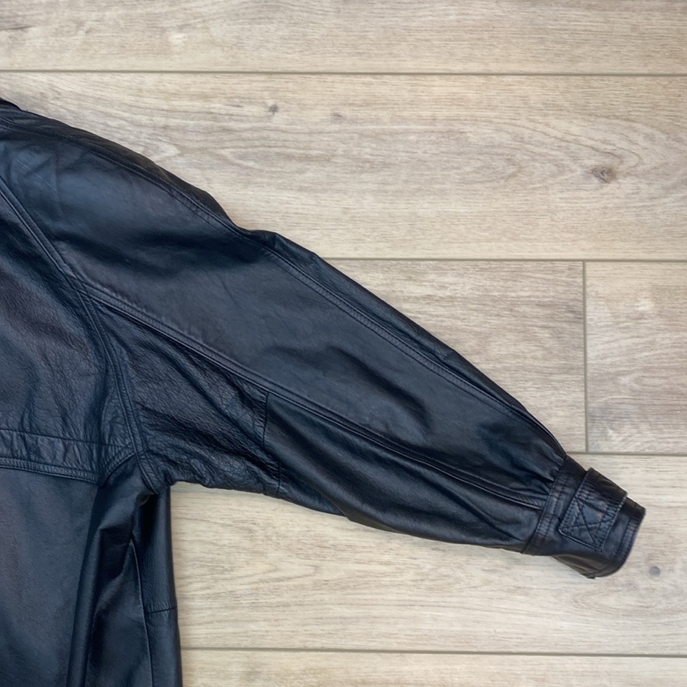 Vintage 80's Genuine Leather Jacket - Picture 10 of 16